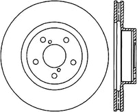 StopTech Power Slot 05-08 STi (5x114.3) CRYO Front Right Rotor